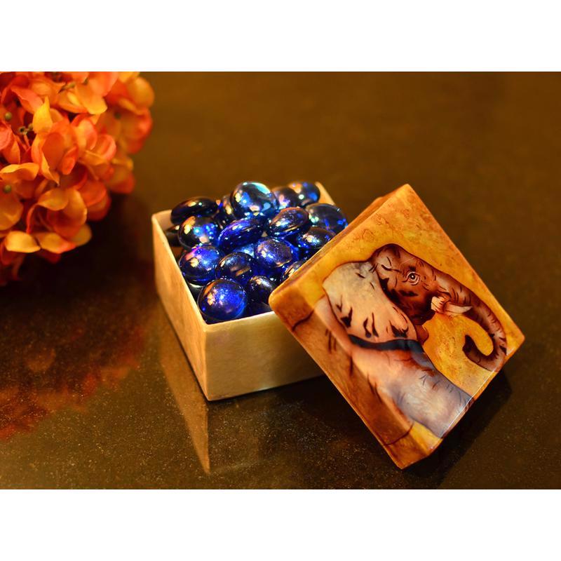 Mosser Lee Elegant Blue Gems Blue Decorative Glass Vase Filler 2.2 lb