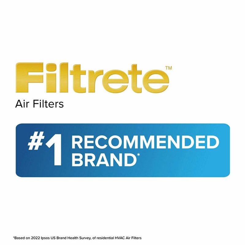 Filtrete 721-4 Pleated Air Filter, 24 in L, 18 in W, 8 MERV, 700 MPR, Fiberglass Frame, Pack of 4