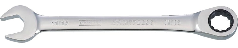 DEWALT DWMT72296OSP Combination Wrench, 9/32 in Thick Open End, 1-15/32 in W Open End, SAE, 11/16 in Head, 8-25/32 in L