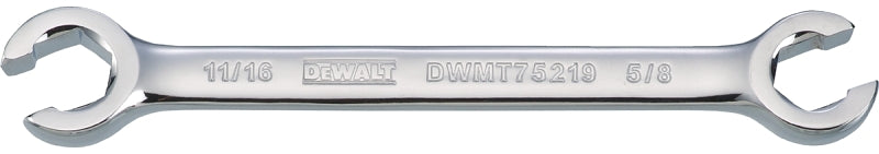 DEWALT DWMT75219OSP Series Open End Wrench, 5/8 x 11/16 in W Open End, SAE, Steel