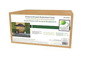 Seasonal Trends 59487 Grill Gazebo Canopy Replacement Top, KD, Polyester/Steel, Chocolate, Powder Coated