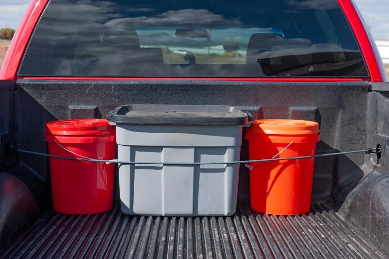 Keeper 06323 Bungee Cord, Polypropylene End, 48 in L, Rubber, Gray, Hook End, 4/PK