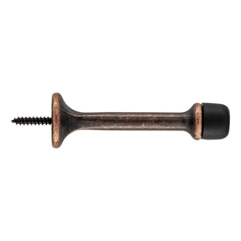 National Hardware 236 Series N830-548 Rigid Door Stop, 3-1/16 in Projection, Zinc, Antique Bronze