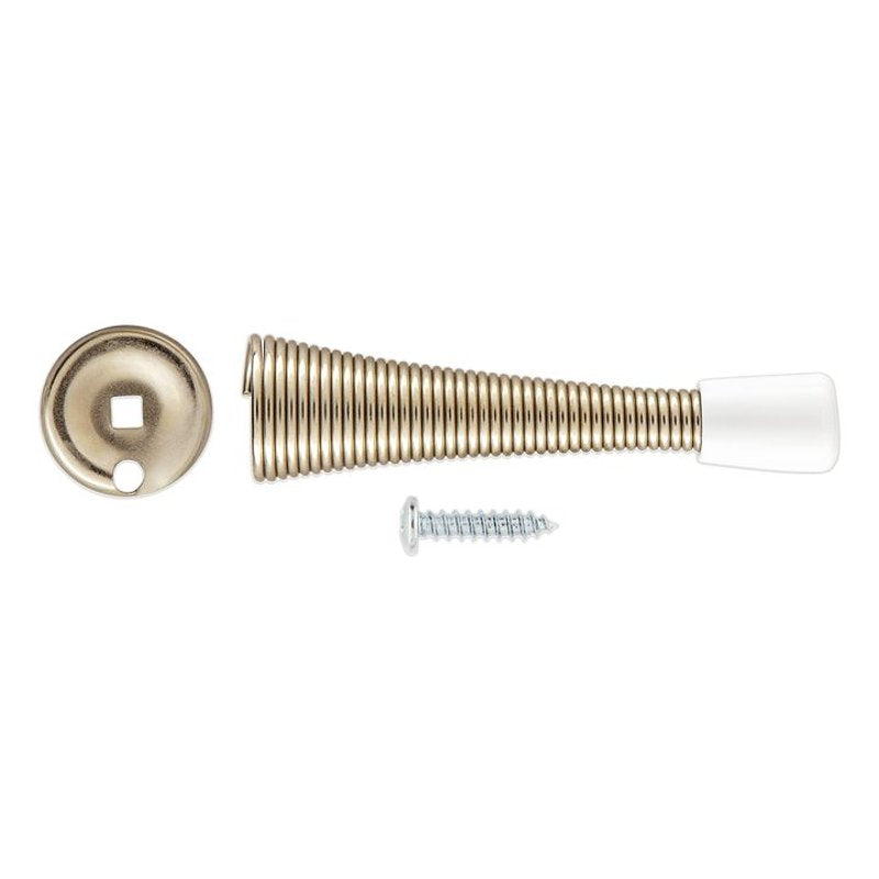 National Hardware V232 Series N830-555 Door Stop, Steel, Satin Nickel