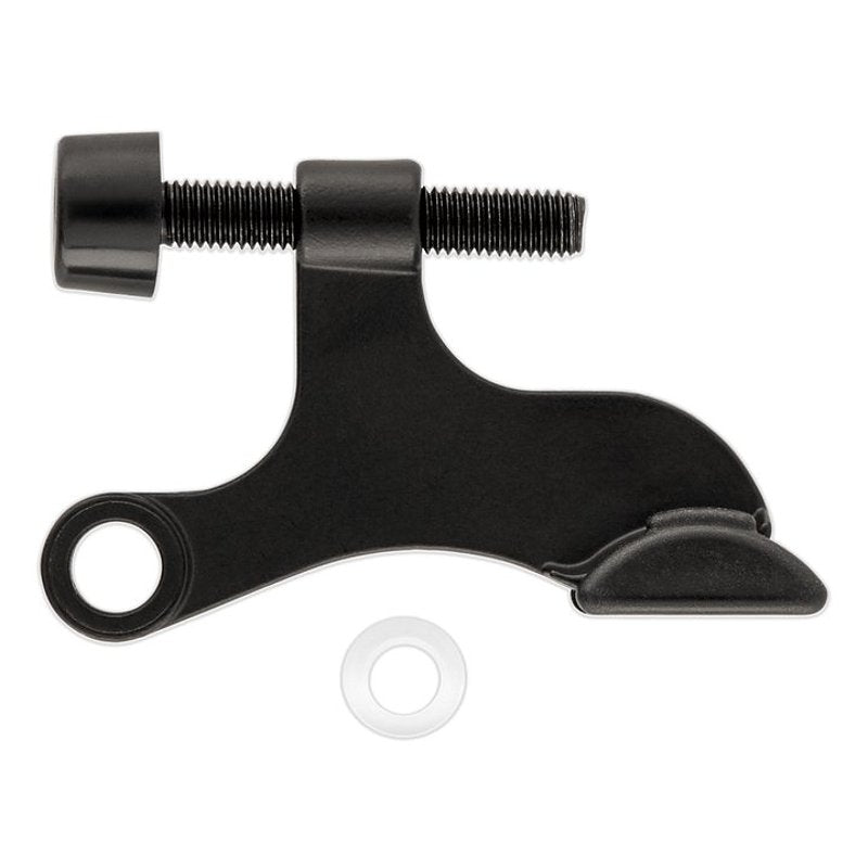 National Hardware N830-562 Hinge Pin Door Stop, 2-1/16 in Projection, Zinc, Matte
