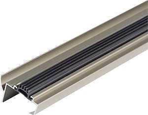 M-D DB003 Series 25710 Door Bottom with Drip Cap, 36 in L, 2.13 in W, 1-1/2 in H, Aluminum/Vinyl, Satin Nickel
