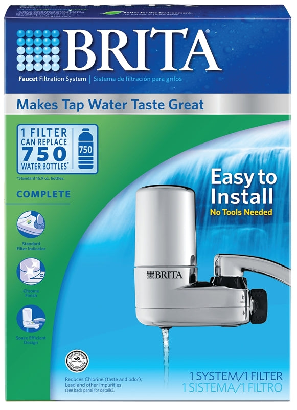 Brita 35618 Water Filter, 6 in L x 2.38 in W x 8.25 in H Dimensions, 100 gal
