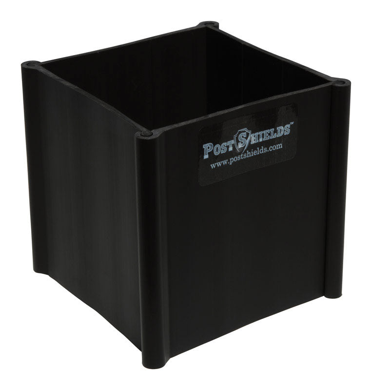Post Shields Inc. 4 in. H X 4 in. W X 4 in. L Plastic Brown Fence Post Protection, Pack of 10