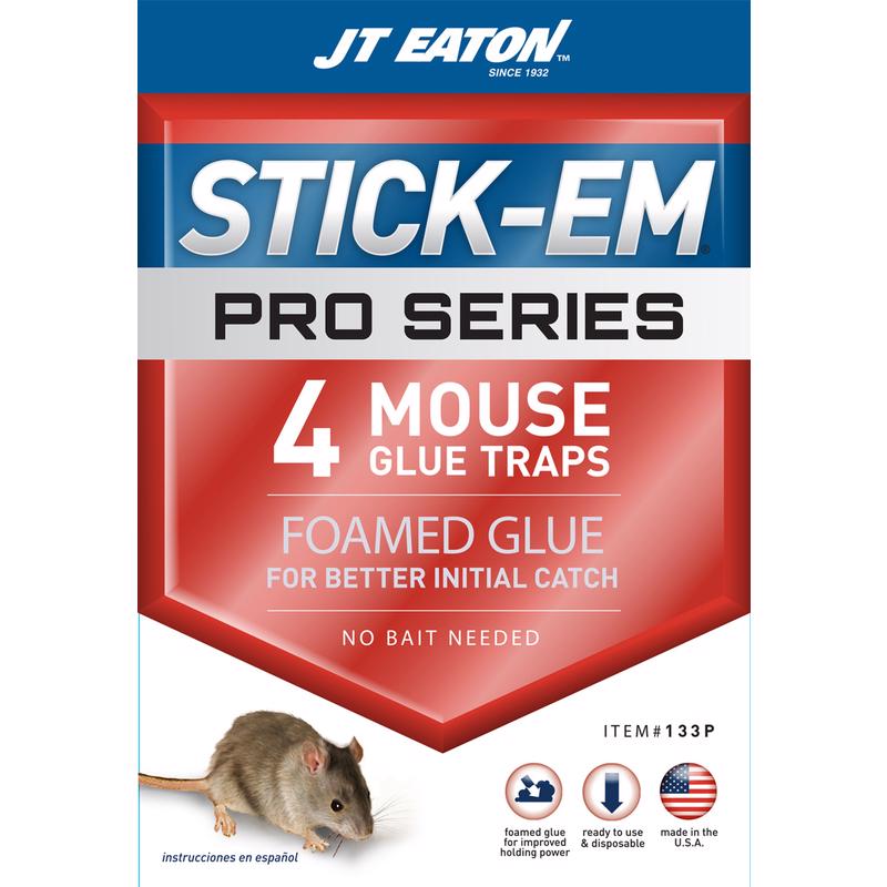 JT Eaton Stick-Em Pro Series Small Glue Trap For Mice 4 pk, Pack of 24