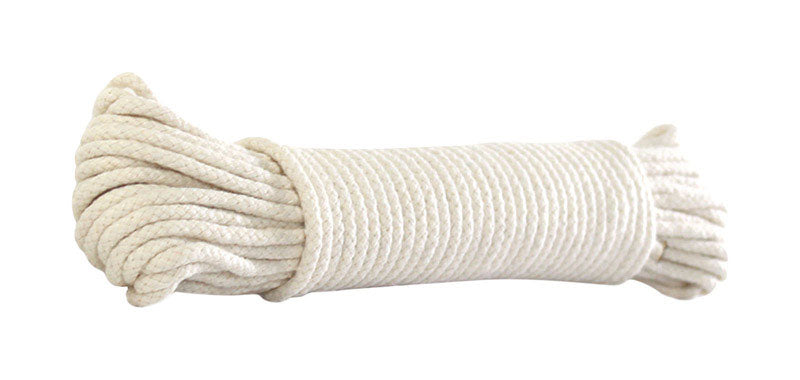 Ace 9/64 in. D X 48 ft. L Natural Braided Cotton Cord, Pack of 6