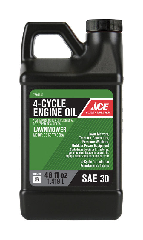 Ace SAE 30 4-Cycle Lawn Mower Motor Oil 48 oz 1 pk, Pack of 6