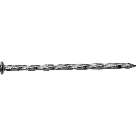 ProFIT 0010159 Deck Nail, 8D, 2-1/2 in L, Steel, Hot-Dipped Galvanized, Flat Head, Spiral Shank, 25 lb