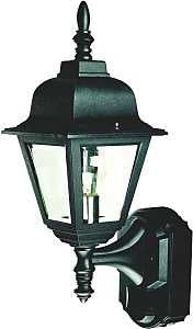 Heath Zenith Dualbrite Series HZ-4191-BK Motion Activated Decorative Light, Incandescent Lamp