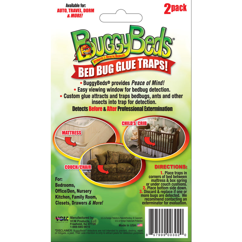 BuggyBeds Bed Bug Detector 2 pk, Pack of 10