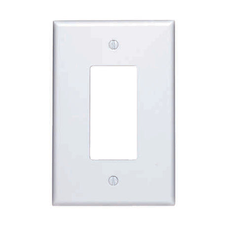 Leviton Decora White 1 gang Thermoset Plastic Decorator Wall Plate 1 pk
