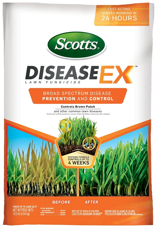 Scotts 37610C Lawn Fungicide, Solid, Brown, 10 lb Bag
