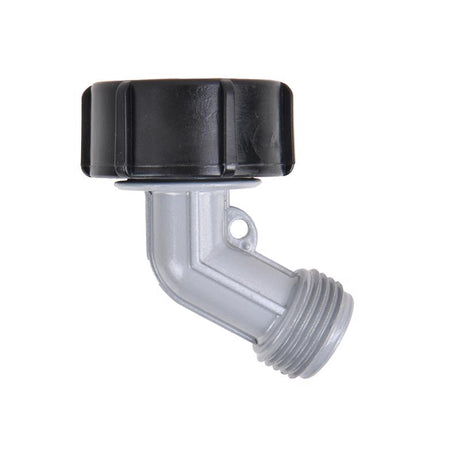 Ace 3/4 in. Zinc Threaded Male/Female Gooseneck Hose Adapter