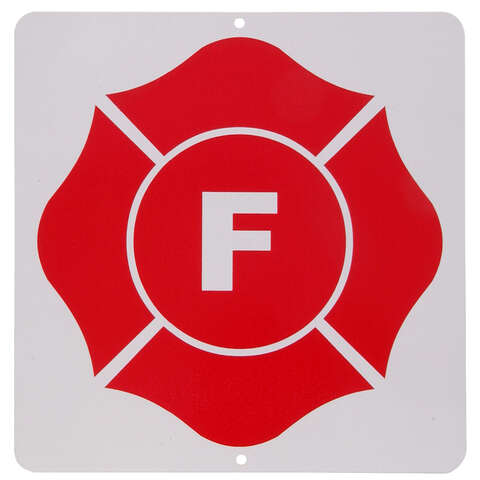 HILLMAN English Red Safety OSHA Sign 9 in. H X 9 in. W, Pack of 6