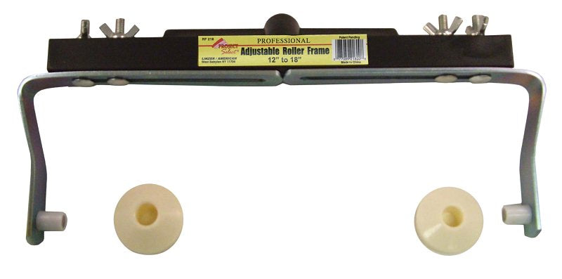 Linzer RF218 Adjustable Roller Frame, Threaded Handle, Black Handle, Pack of 12