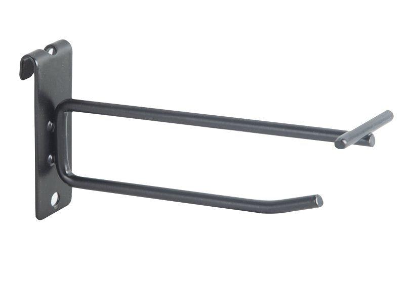 ProSource DR4CA Double Display Hook, Steel, Black, Pack of 40