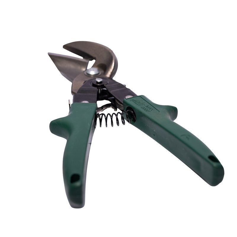 Malco Max2000 Series M2007 Aviation Snip, 10 in OAL, 1-1/4 in L Cut, Offset, Right Cut, Hardened Alloy Blade