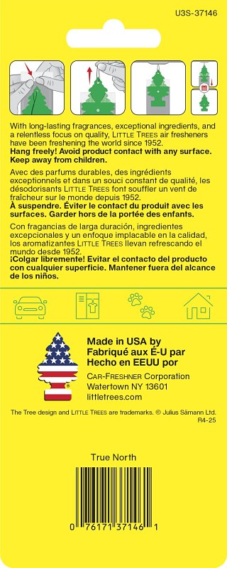 Little Trees U3S-37146 Air Freshener, True North