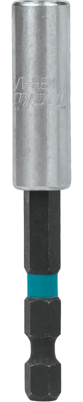 Makita ImpactX A-96942 Series Magnetic Insert Bit Holder, 3 in L, Hex Shank, Steel, 1/PK
