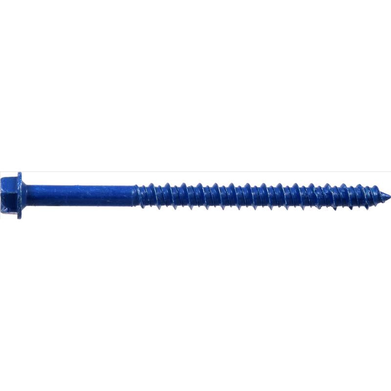 HILLMAN Tapper 1/4 in. D X 3.25 in. L Steel Hex Head Concrete Screw Anchor 100 pk