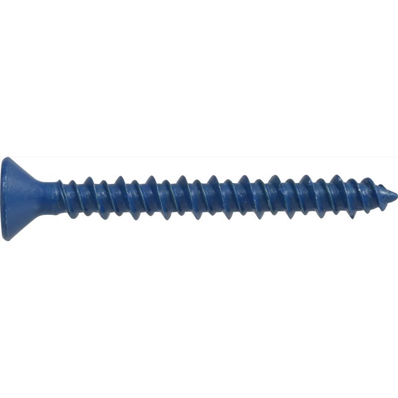 HILLMAN Tapper 3/16 in. D X 3.25 in. L Steel Flat Head Concrete Screw Anchor 100 pk