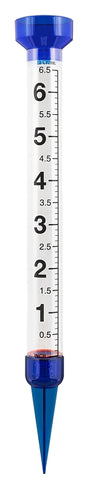 La Crosse 704-1549 Jumbo Rain Gauge, 6 in, Clear