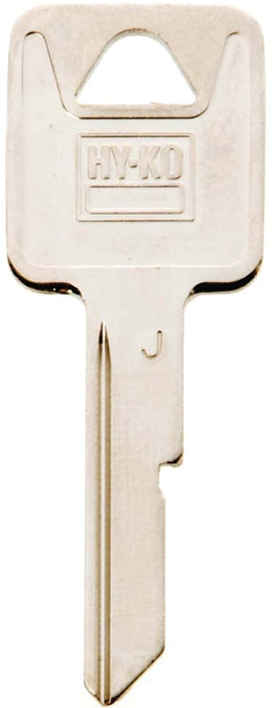 Hy-Ko 11010B46 Key Blank, Brass, Nickel, B46 Key Number, Pack of 10