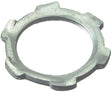 Halex 26192 Conduit Locknut, Steel, 3/4 in, Zinc, Pack of 8