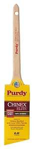 Purdy 144080920 Trim Brush, Hardwood Handle, 2 in W, Angular Brush, Nylon Bristle, Rat Tail Handle