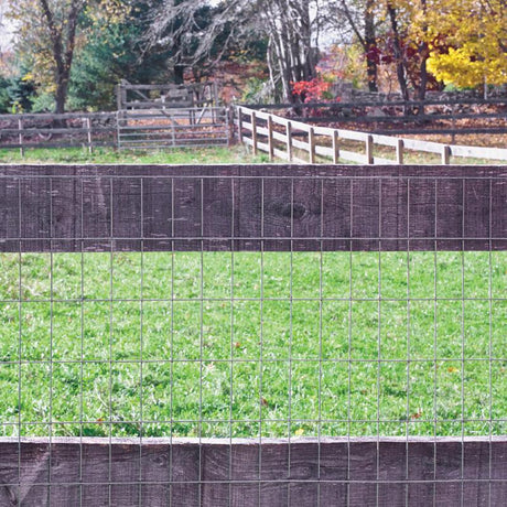 Garden Craft 36 in. H X 100 ft. L Steel Welded Wire Fence Gray