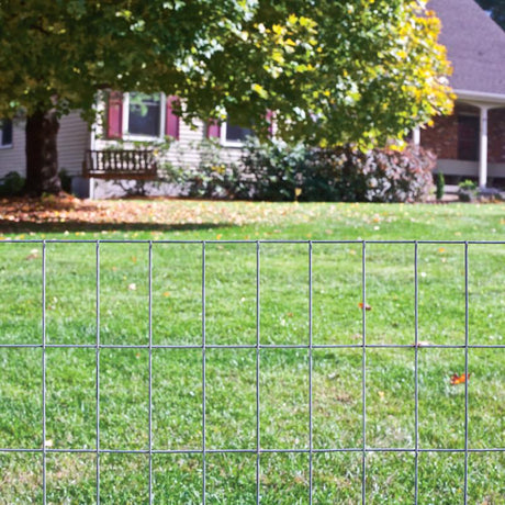 Garden Craft 36 in. H X 100 ft. L Steel Welded Wire Fence Gray