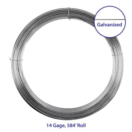 Ironridge 584 ft. L Galvanized Steel 14 Ga. Wire