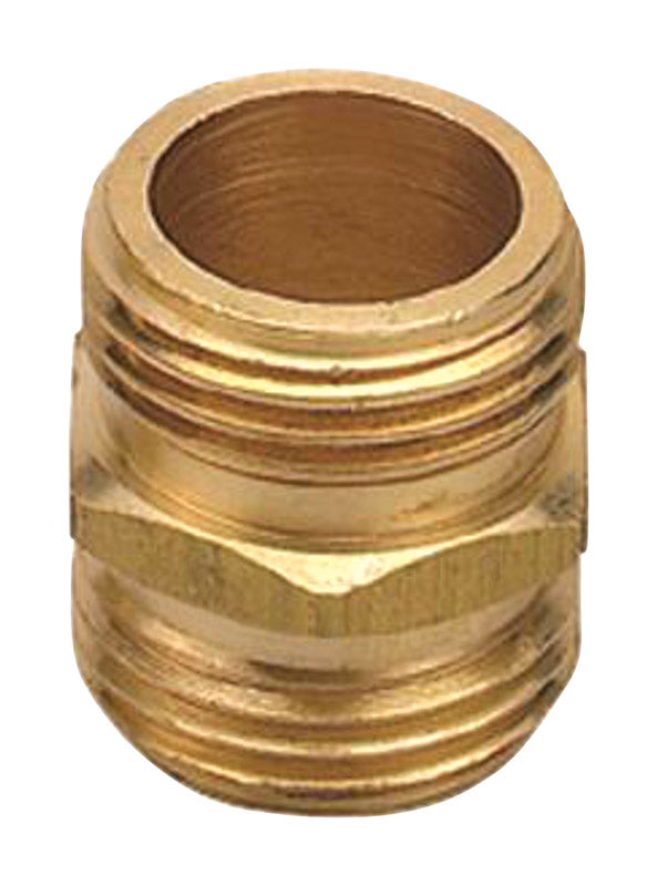 Orbit 3/4 in. Brass Threaded Double Male Hose Connector, Pack of 12
