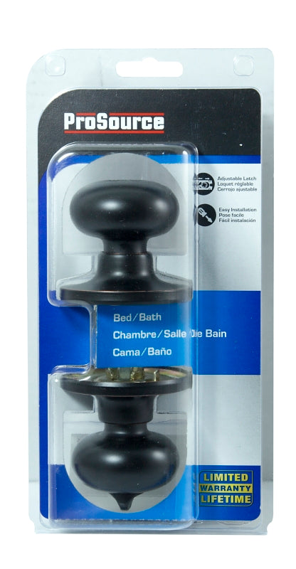 ProSource TFX710V-PS Privacy Lockset, Tubular Design, Antique Bronze