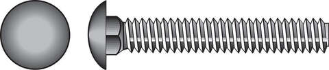 Hillman 3/16 in. X 2 in. L Zinc-Plated Steel Carriage Bolt 100 pk