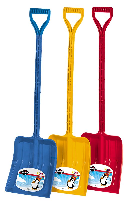 Garant GKPS09D12 Kid's Snow Shovel, 9 in W Blade, 10-3/8 in L Blade, Square point Blade, Polyethylene Blade, 38 OAL