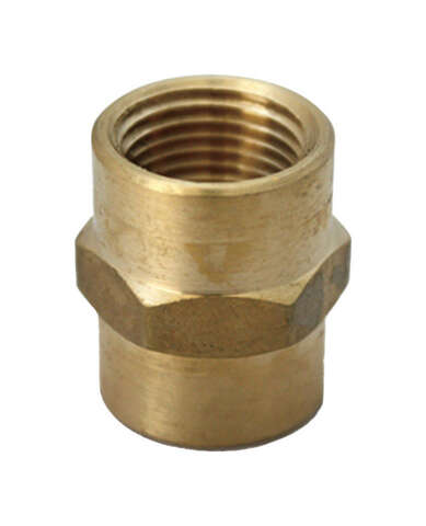 JMF Company 1/2 in. FPT X 1/8 in. D FPT Brass Reducing Coupling, Pack of 5