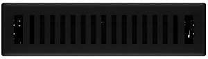 Imperial RG3437 Floor Register, 12 in W Duct Opening, 2-1/4 in H Duct Opening, Polystyrene, Black Iron