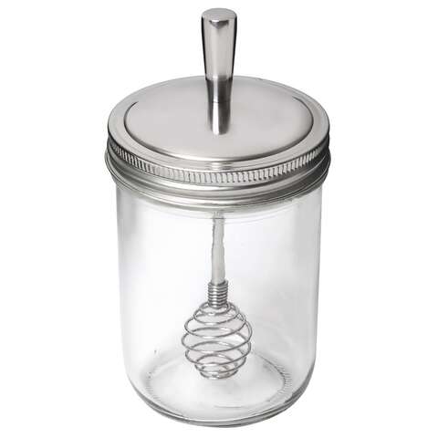 Jarware Wide Mouth Decorative Jar Lid Honey Dripper 1 pk