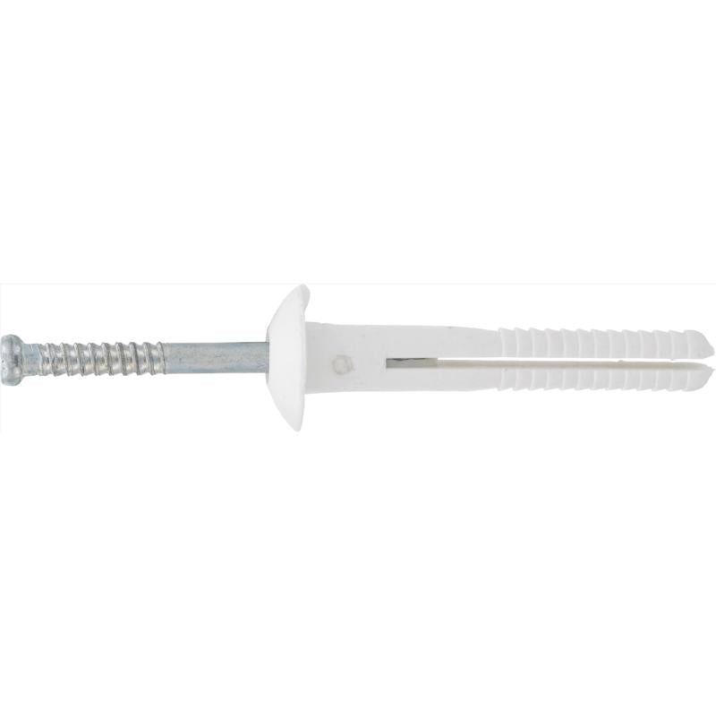 HILLMAN 1/4 in. D X 1-1/2 in. L Nylon Truss Head Truss Head Anchor 100 pk