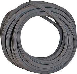 Make-2-Fit P 7529 Screen Retainer Spline, 0.230 in D, 25 ft L, Vinyl, Black, Round