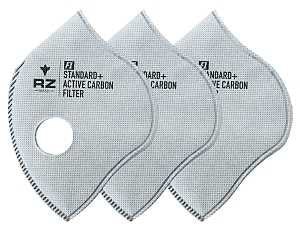RZ 82798 Filter, Carbon, White, For: M1 Neoprene, Mossy Oak, M2 Mesh Mask, 3/PK
