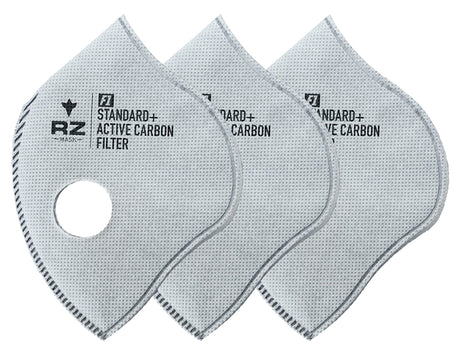 RZ 82798 Filter, Carbon, White, For: M1 Neoprene, Mossy Oak, M2 Mesh Mask, 3/PK