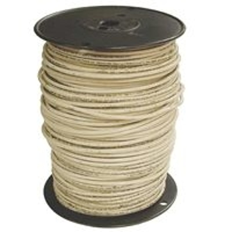 Southwire 10WHT-STRX500 Series Building Wire, White Sheath, 10 AWG Wire, 1-Conductor, 500 ft L, Copper Conductor