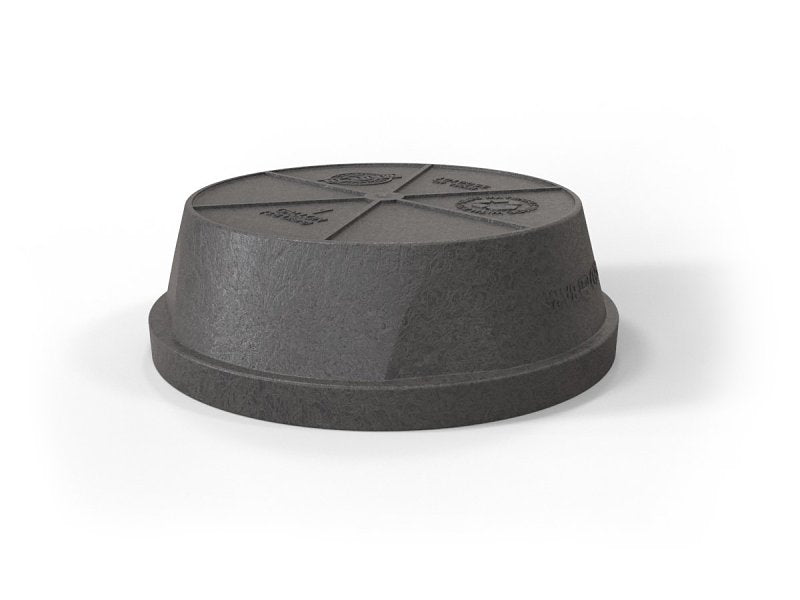Red Barn 5600101 Flexible Feed Pan, 1 gal, Rubber, Black