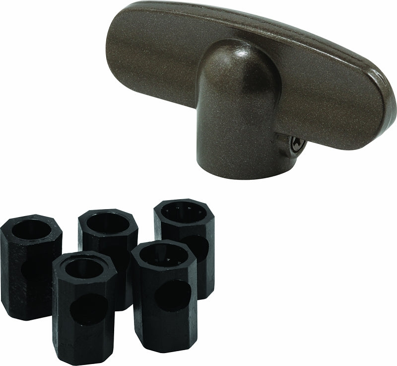 Prime-Line H 3893 Window Handle, Satin Bronze, Zinc